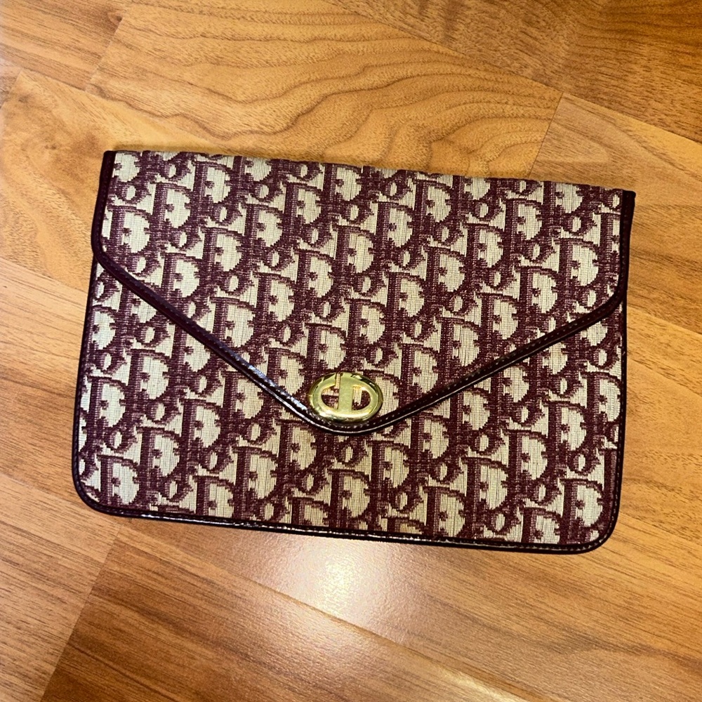 Authentic Vintage Christian Dior Trotter Clutch